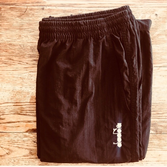 Vintage Diadora—Side Zip Track Pants - Picture 3 of 5